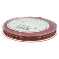 Geschenkband Schottisch Weihnachtsband Rot Grün 10mm 20m | Floristik24.de