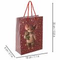 Geschenktüte mit Mausmotiv und Sternen für Weihnachten 24cm 2St | Floristik24.de