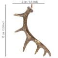 Geweih Deko Anhänger rustikal für Wand oder Baum 15cm 6St | Floristik24.de