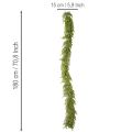 Künstliche Zypressengirlande mit Zapfen 180 cm für Tisch und Tür | Floristik24.de