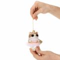 Katzen-Glasanhänger mit Tutu als Christbaumschmuck 11cm 2St | Floristik24.de