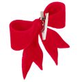 Dekoschleife Rot mit Clip