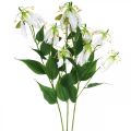 Künstliche Lilie, Blumendeko, Kunstpflanze, Seidenblume Weiß L82cm 3St