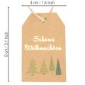 Geschenkanhänger Weihnachten Papier Schöne Weihnachten 8cm 36St | Floristik24.de