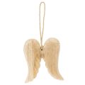 Holz Anhänger Engelsflügel zum Aufhängen Dekoration 12cm | Floristik24.de