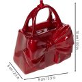 Deko Handtasche mit Schleife zum Aufhängen 10cm | Floristik24.de
