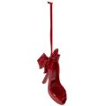 Floristik24 Deko Schuh zum Aufhängen mit Schleife 10cm