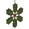 Floristik24 Stechpalme Anhänger Weihnachtsdeko zum Hängen 26cm