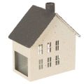 Floristik24 Lichthaus Metall Haus Windlicht Dekoration 16cm