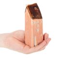 Dekohaus Keramik Miniatur Häuschen Fenster 14cm 3St | Floristik24.de