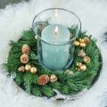 Herbstfrüchte Golden, festlicher Herbstschmuck, Deko-Eicheln natürlich, Adventsdeko Ø1,5 – 2,5cm L1,5 – 3cm 300g | Floristik24.de