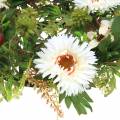 Herbstkranz Chrysantheme Weiß Ø30cm