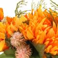 Floristik24 Chrysanthemenstrauß Mix Orange 35cm