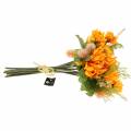 Floristik24 Chrysanthemenstrauß Mix Orange 35cm