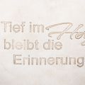 Herz Gedenkstein Grabherz mit