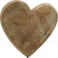 Floristik24 Herz zum Stellen, Valentinstag, Hochzeitsdeko, Muttertag, Holzdeko H45cm