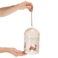 Glocke mit Weihnachtsmotiv zum Aufhängen 26cm | Floristik24.de