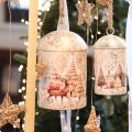 Glocke mit Weihnachtsmotiv zum Aufhängen 26cm | Floristik24.de