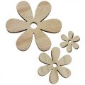 Floristik24 Holzblumen Streudeko Deko Blüten Holz Ø2,5–6,5cm 29St