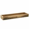 Floristik24 Holztablett Natur 55,5cm x 15cm H6,4cm