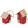 Hängedeko Haus Set Skandi Stil 7cm 6St | Floristik24.de
