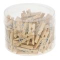 Floristik24 Holzklammern Natur 2,5cm 72St