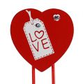 Floristik24 Holzklammern Herz "Love" Dekoherz Valentinsgeschenk 2St