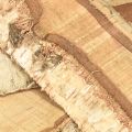 Holztablett mit Baumrinde Birke Holz Deko 25×10×2cm 4 St | Floristik24.de