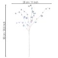 Blütenzweig künstlich filigran mit irisierenden Blüten 98cm | Floristik24.de