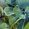 Kunstblume Hortensie blau grün
