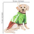 Hund Weihnachtsanhänger Dekohänger Hund mit Schal und Mütze 12cm 2St | Floristik24.de