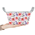 Jardiniere Frühling Blumenkasten Metall Deko 20×12,5×10cm | Floristik24.de