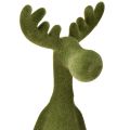 Kantenhocker Elch Deko Kantensitzer Grün H31cm 2 St | Floristik24.de