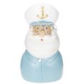 Kapitän Figur maritime Deko mit Brille und Mütze 16cm | Floristik24.de