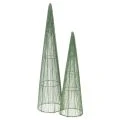 Floristik24 Steckkegel Metallkegel grün für Blumen Gestecke 62cm 2St