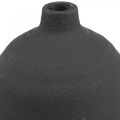 Keramik Vase Schwarz Deko Vase Bodenvase Ø18cm H48cm