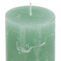 Floristik24 Kerze Weihnachten Jade 50mm x 100mm 12St