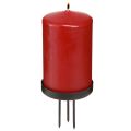 Kerzenhalter Adventskranz Metall Schwarz matt Ø8cm 4 St | Floristik24.de