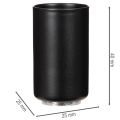 Kerzenhalter Magnet rund mattschwarz Für Stabkerzen 25mm 4St | Floristik24.de
