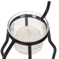 Kerzenhalter Rentier mit Teelichtglas 15cm | Floristik24.de