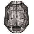 Kerzenhalter Schwarz Deko Laterne Drahtkorb Ø24cm H28cm | Floristik24.de