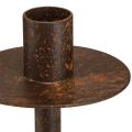 Kerzenhalter für Flaschen Rostoptik Ø8,5cm H12cm 2St | Floristik24.de
