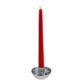 Floristik24 Kerzenhalter für Spitzkerze Silber Ø8cm H5cm