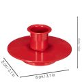 Kerzenhalter klein rot für Stabkerzen 8cm 3St | Floristik24.de