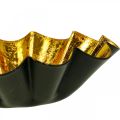 Teelichthalter Weihnachten Deko Backform Schwarz Gold Ø10cm