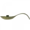 Kerzenhalter Metall Antik Optik Löffel mit Patina 25x11x5cm | Floristik24.de