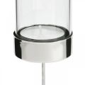Kerzenhalter zum Stecken Metall/Glas Ø5cm H14cm 4 St | Floristik24.de