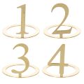 Floristik24 Kerzenring Stabkerzen Zahlen Set für Adventskranz 3cm 4St