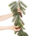 Deko Zweig Kiefer Künstliche Girlande für winterliche Arrangements 190cm | Floristik24.de