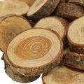 Floristik24 Holzscheiben Deko Streudeko Holz Kiefer Rund Ø2–3cm 500g